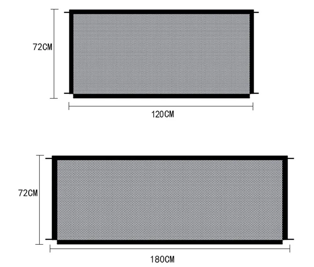 Mesh Magic-Gate Dog Pet Fences Portable Folding Safe Guard Indoor and Outdoor Protection Safety Magic Gate For Dogs Cat Pet-4
