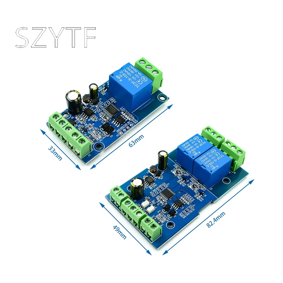 Modbus Rtu 1 канал/2 way Переключатель входного и выходного реле модулей RS485/ttl Выходная