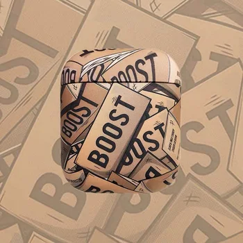 

Wireless bluetooth headset BOOST Case for airpods pro 3 2 Kanye Omari West Trend 350 sneakers matte hard PC Cover coque box