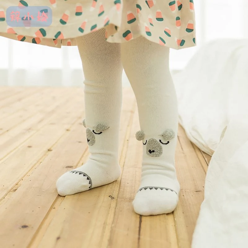 Baby Girls Leggings Autumn Winter Warm Soft Knitted Elastic Waist Stretchy Thick Clothing for girl