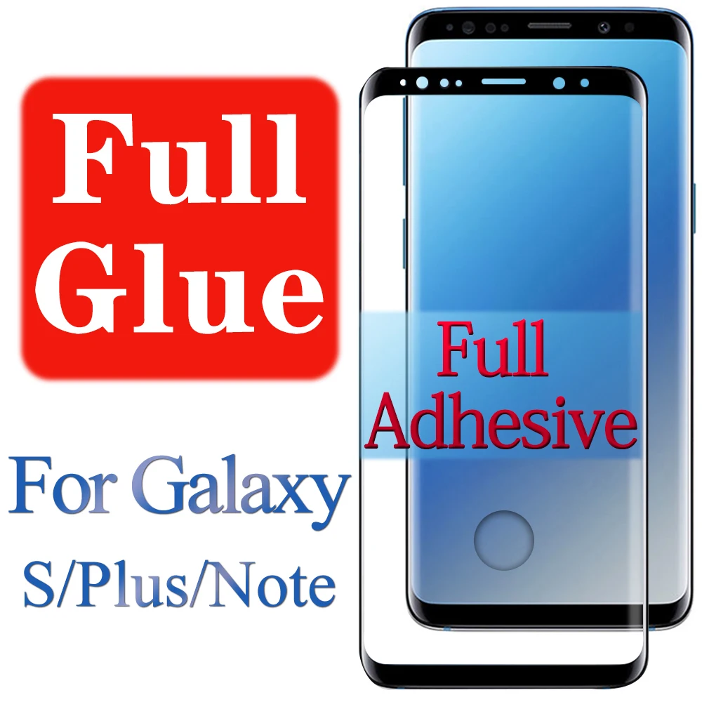 Полный Клей s9plus стекло s8 s10 e plus note s 8 9 для Samsung galaxy s9 s10plus защита экрана 10s s10e 3D
