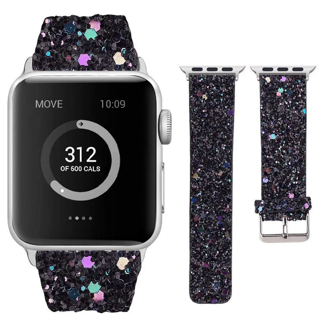 

Genuine leather loop strap for iwatch 3/2/1 correa replacement bracelet for apple watch band 42mm 44mm apple watch 4 38mm 40mm