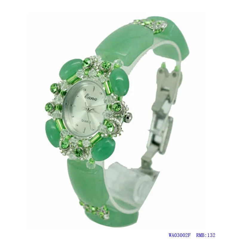 

Quartz Watch New Style WOMEN'S Watch Glorious Simple Jade Watch Bracelet Watch Dongling Jage Watch