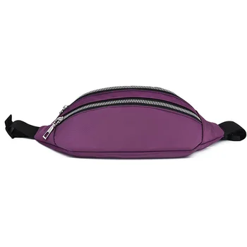 

Men Women Multi Pockets Large Capacity Oxford Cloth Adjustable Strap Waist Bag Casual Outdoor Sports Solid Fanny Pack Running