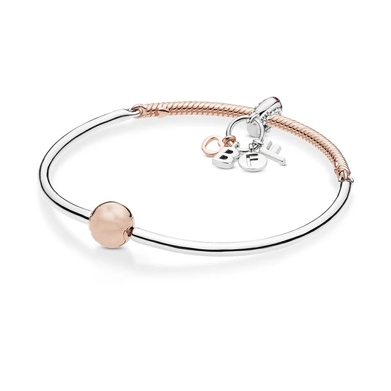 

2019 Autumn New 925 Sterling Silver Forever Bosom Friend Finished Set Chain Fit for Original Women's Bracelet DIY Jewelry