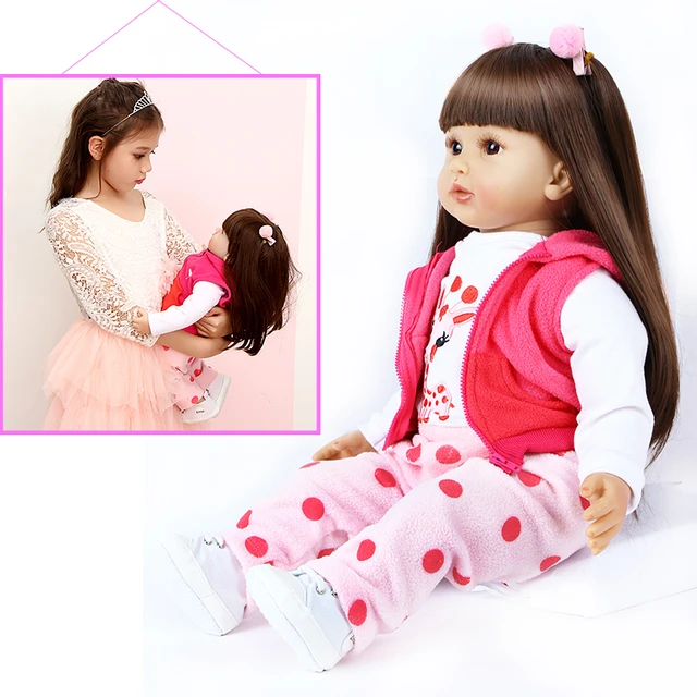 Bebê Reborn Realista Boneca Menina Articulada Vinil Acessórios Brinquedo Bonecas  Yasmin Com Cabelo Loiro Chupeta Magnética Aproximadamente 45cm Doll Realist  Pesadinha De Verdade Brinquedos Syd Nyl