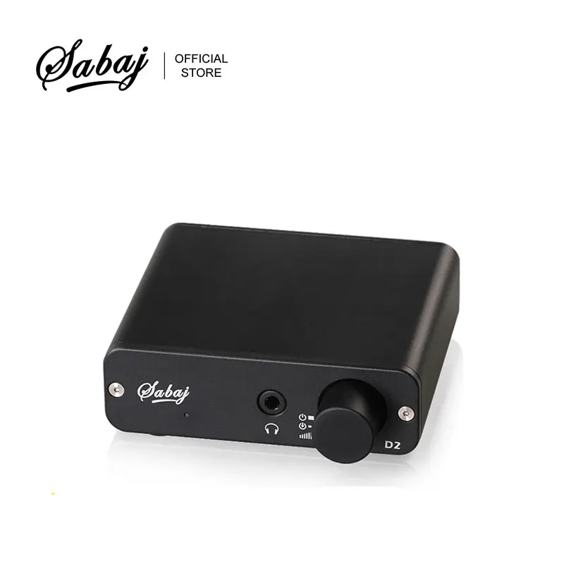  SABAJ D2 DAC de Audio portátil con amplificador de auriculares con conector de salida de auriculare