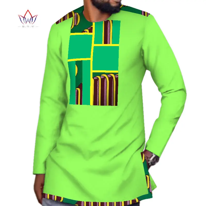 Рубашка Dashiki WYN75 мужская с принтом в африканском стиле топ пэчворк традиционная