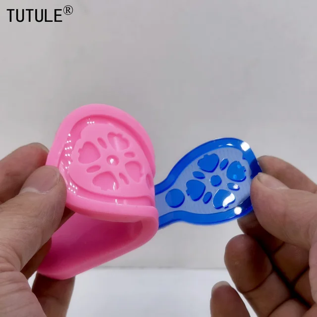 Fényes Mini Mikrofon Fülbevaló -Epoxi Kulcstartó Ékszerkészítő Penész, Rugalmas Élelmiszer -Minőségű Szilikon Epoxi Agyag Polimer Penész - Image 6