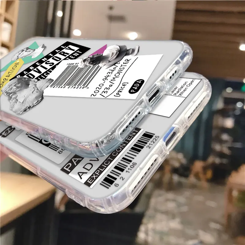 Case For iPhone 11 Cases Silicon TPU Funda For iPhone 11 Pro 12 13 Pro Max 12  13 Mini X XS XR 7 8 Plus 6 6S Plus SE 2020 Cover