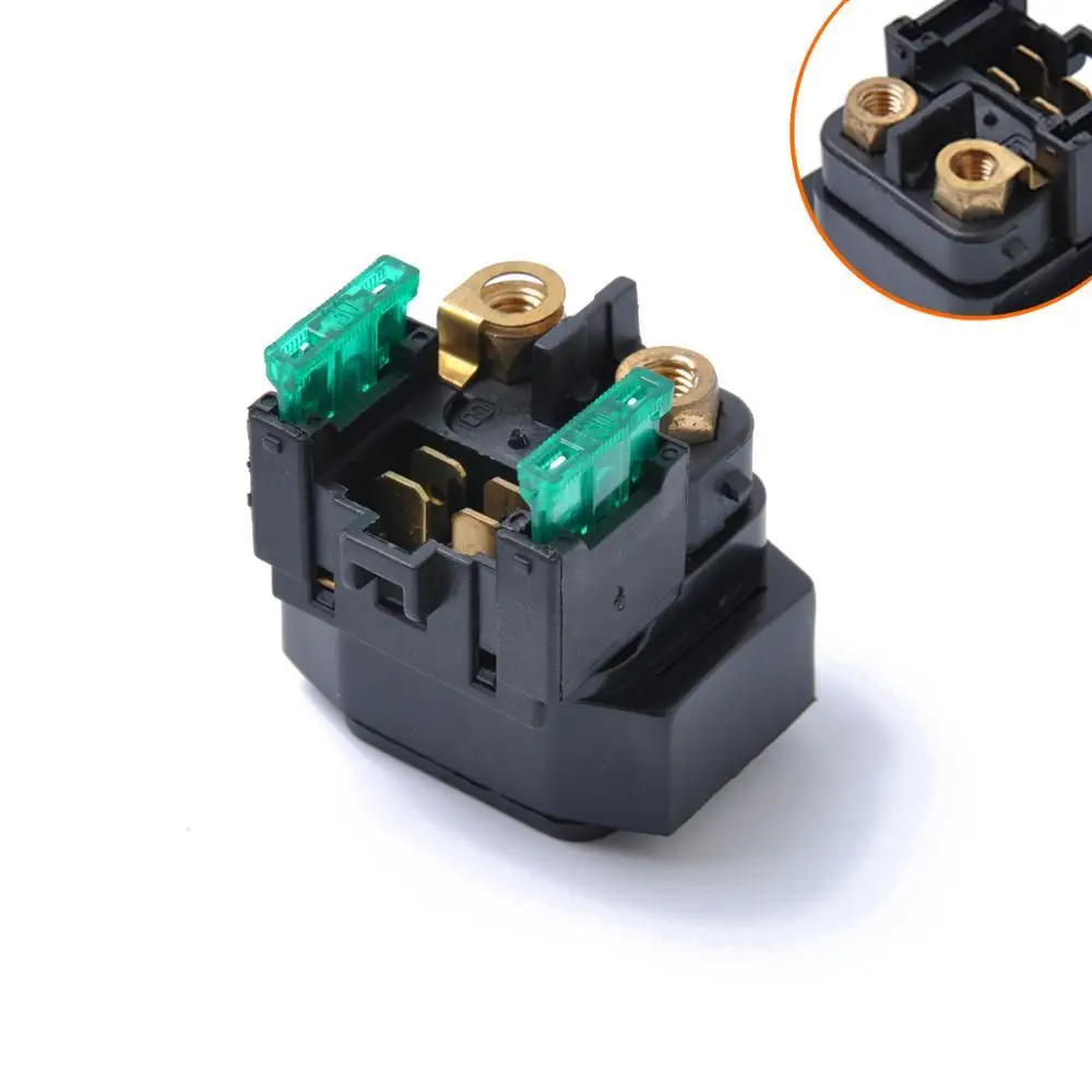 Медное реле стартера соленоида подходит для YAMAHA YFM660 YFM350 FZS600 2002-2007& 30A предохранитель