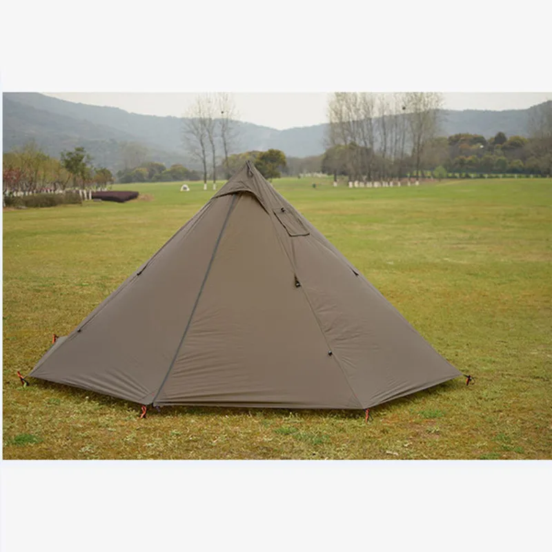 XC Large Chimney Tent Ultralight Shelter Tent 20D Silicone Nylon