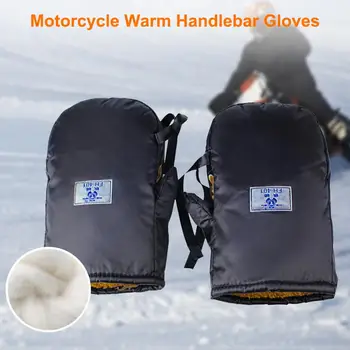 

Motorcycle Scooter Warm Gloves Winter Bike Handlebar Protective Cover Windproof And Waterproof Riding Gloves Moto Accessories