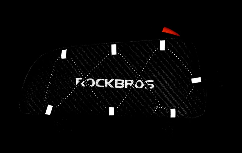 ROCKBROS 1L велосипедная Сумка светоотражающие переднюю верхнюю раму сумка сверхлегкий Портативный велосипед посылка большая Ёмкость карман на велосипеде