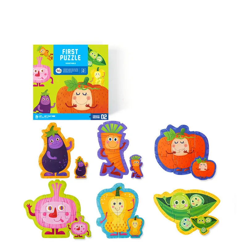 Детская обучающая игрушка, художественная головоломка, игрушки для детского сада, интеллектуальное развитие, раннее обучение, модель животного