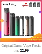 Think Vape ZETA RBA Pod Kit питание от аккумулятора 18650 3 мл 60 Вт vape mod вейп-комплект электронной сигареты