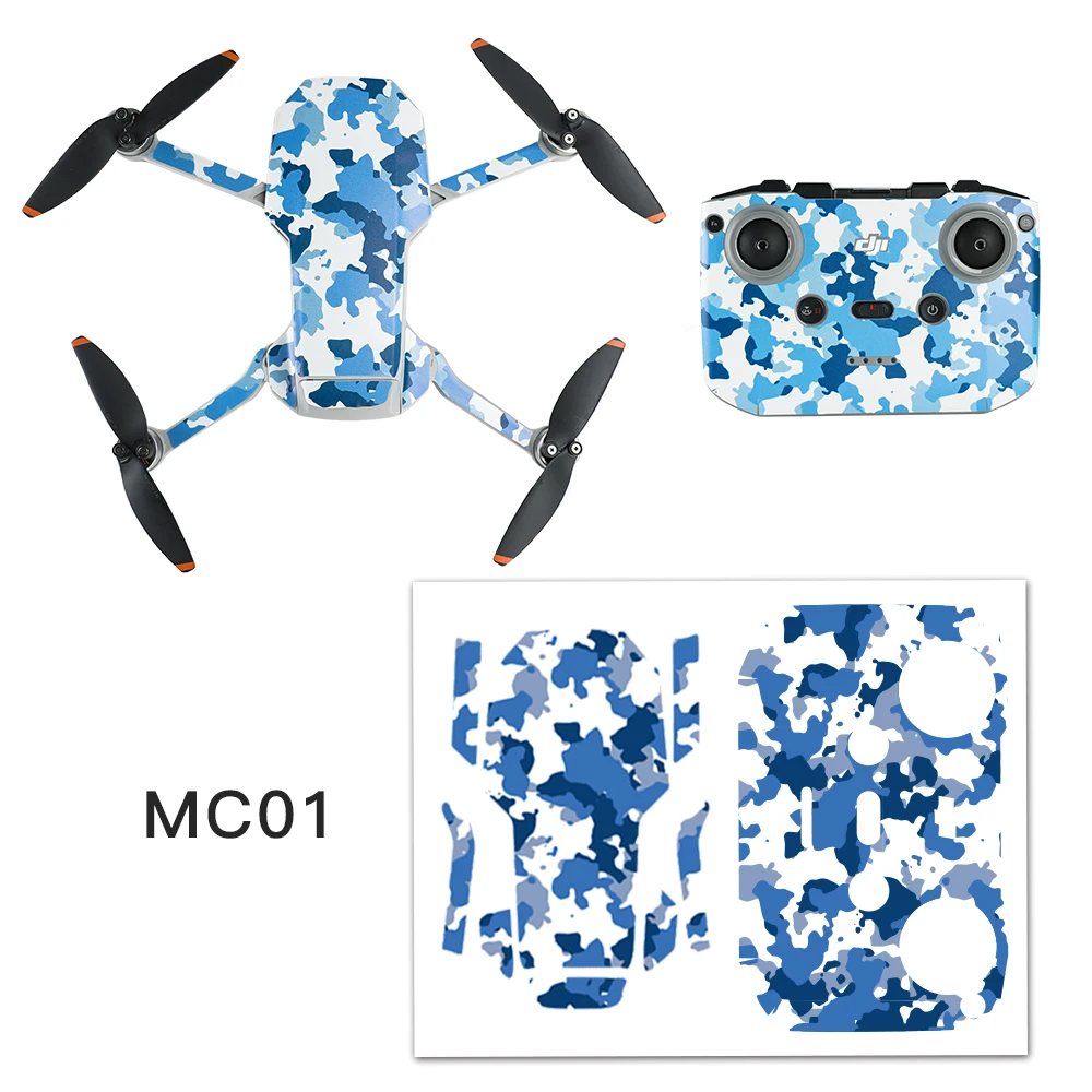 Mavic Mini 2 Protective Film PVC Stickers Waterproof Scratch-proof Decals Full Cover Skin for DJI Mavic Mini 2 Drone Accessories selfie drone