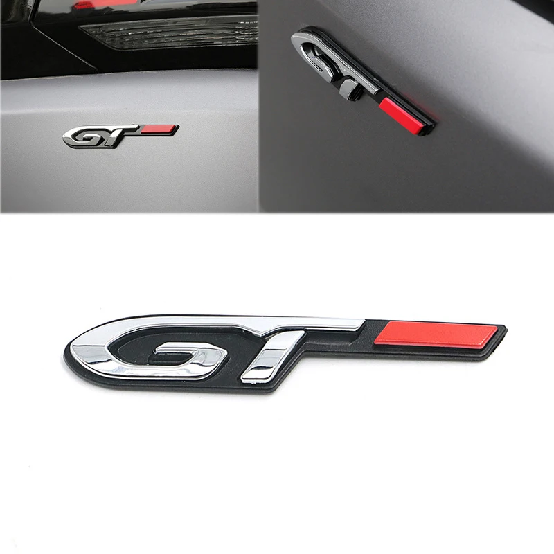 Хром GT 3D значок эмблема наклейка для peugeot 5008 4008 3008GT 2008 508 408 308 208 301 4008 5008 авто задний багажник отделка наклейка