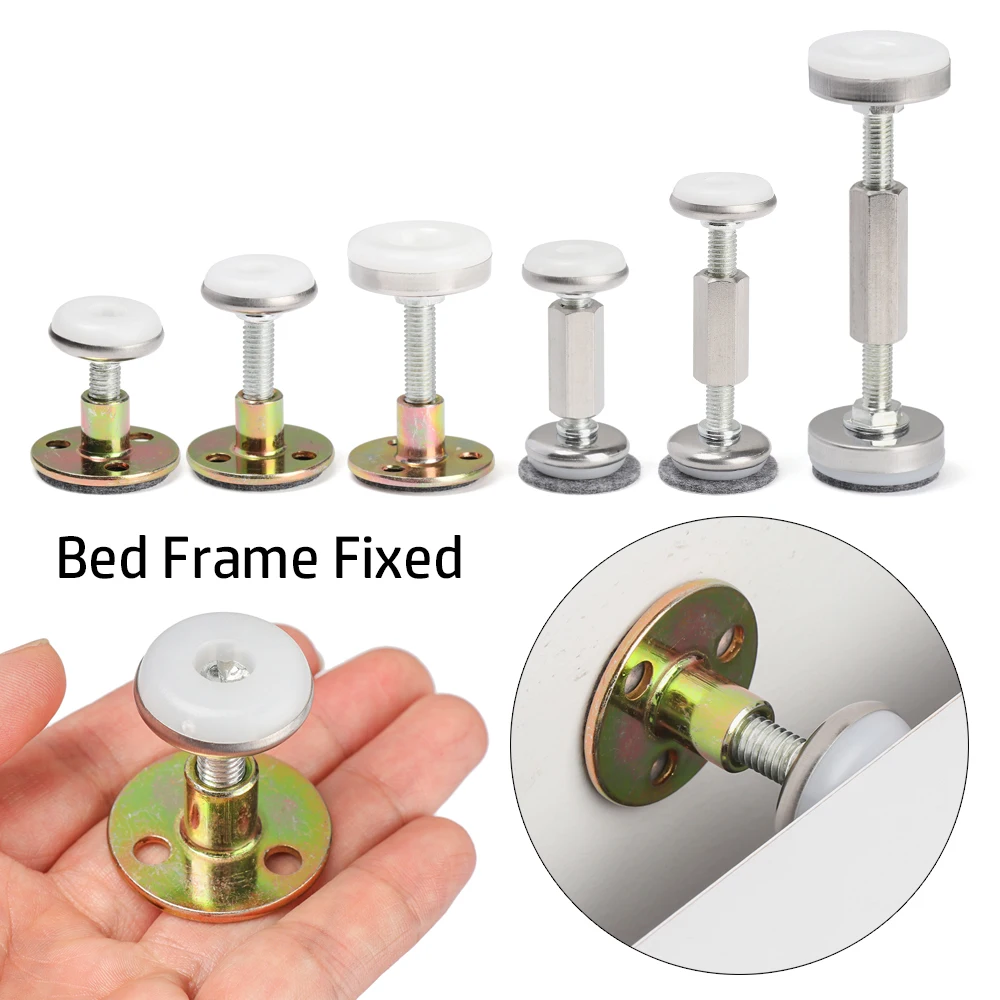 1SET Adjustable Thread Bed Frame Anti-Shake Tool Fixed Bed Does Not Vacillate Telescopic Support Home Hardware Fasteners bed frame hardware