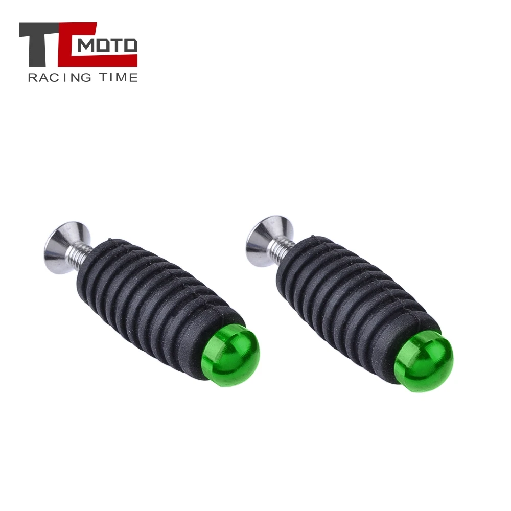 Motorcycle Accessories Motorcycle Footrests Motorcycle Foot Pedals Motorcycle Gear Shift Brake Lever Toe Pegs Toepegs Pedals Footpegs M6 for Kawasaki Ninja 250 300 Z750 Z800 Z900 Z1000 ZX6R/10R