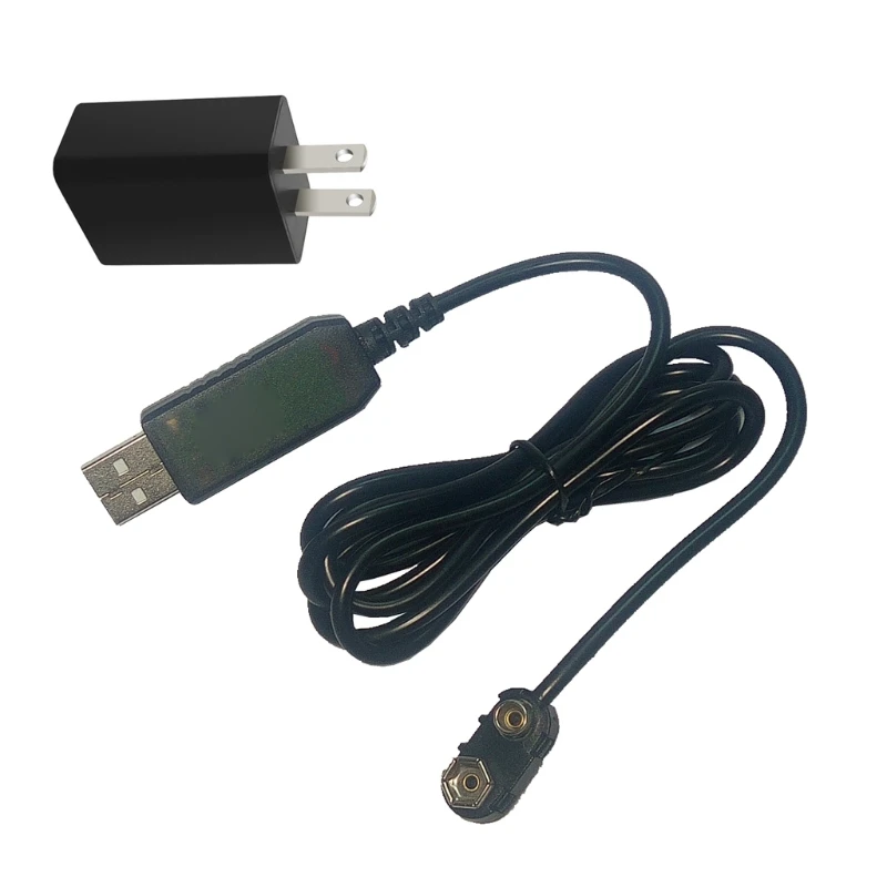 Устранитель аккумулятора 9 В с USB кабелем повышающий преобразователь напряжения 5