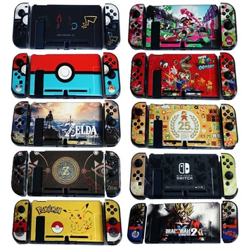 

Ultra-Thin Nintend Switch NS Case Cover Hard Shell Dockable Poke Splatoon Dockable Hard Cases Protector For Console Joy-Con