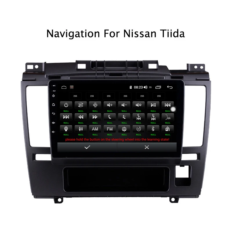 Ectwodvd 9 дюймов Andriod 8,1 автомобильный DVD gps для Nissan Tiida 2005-2010 4G ram 64G rom CarPlay DSP 4G LTE с wifi