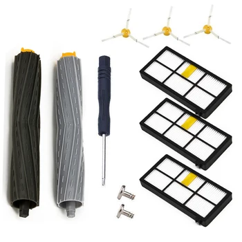 

Side brushes Filters Main brush Screwdriver 860 870 871 880 960 980 Replacement