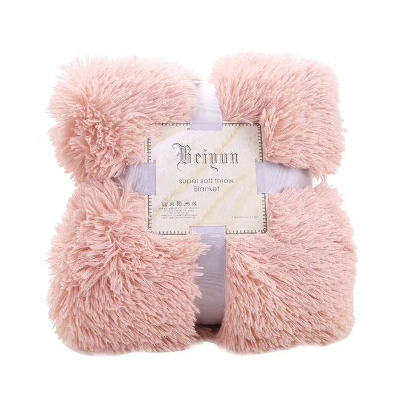 bean pink DIDIHOU, мягкое одеяло для кровати, для взрослых, для дивана, офиса, полотенце, для путешествий, портативное, для автомобиля, для путешествий, одеяло - Цвет: bean pink