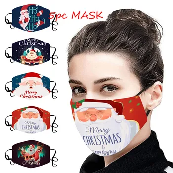 

Mascarillas Mouth Masks For Protection5pc Activated Carbon Outdoor Mouth Christmas Print Face Mask Protection Mask Mascarar