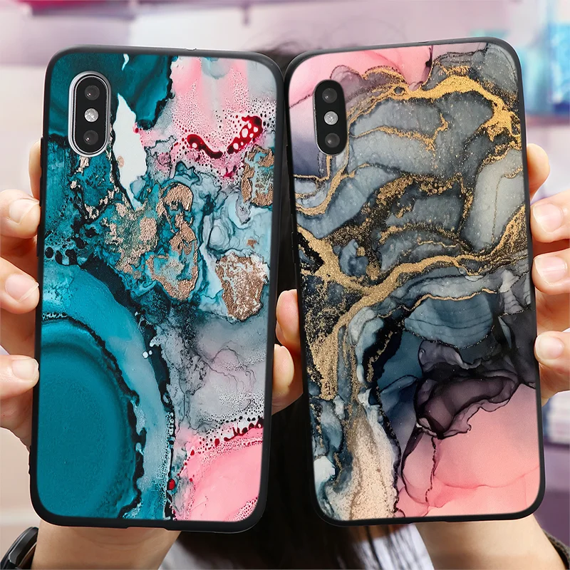 Мраморный чехол для Samsung Galaxy S20 FE Ultra S10 S9 S8 Plus S10e S7 Edge A50 A70 A51 A71 A41 A40 A30 A20e A21S A11 A10 а72