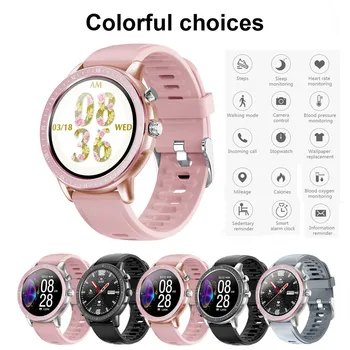 

Full Touch Smart Watch Sports Heart Rate Health Monitoring Couple Remote Control Camera Watch Multifunction Smart Wristbands