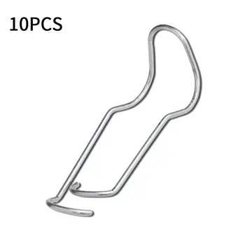 

10pcs/set Flowers Pipe Support For Greenhouse Vegetables Spring Wire Clip Fixing Clamp Tools Buckle Steel Connector Agriculture