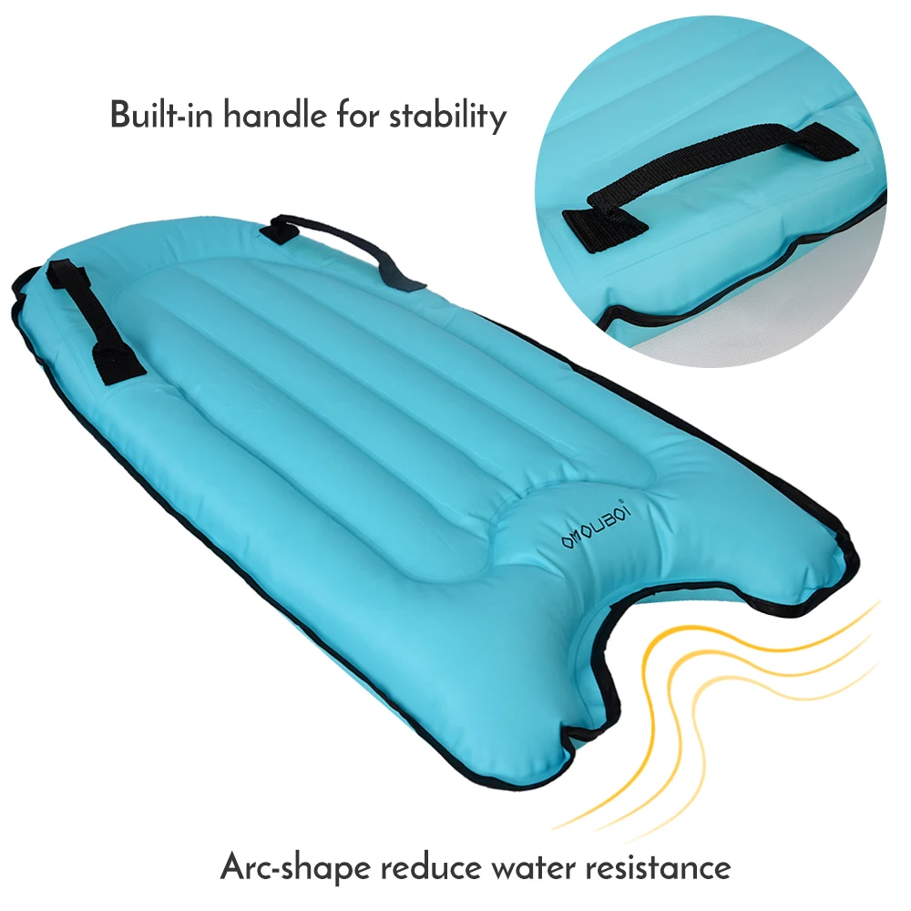 Надувная доска для серфинга портативные бодиборды безопасное освещение легко носить с собой узнать плавания весло для сёрфинга приспособления для водного спорта