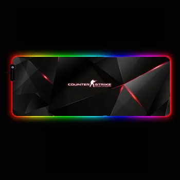 

Led 800x300mm Gaming Mouse Pad RGB Computer Mousepad Gamer Custom DIY Large XXL Backlight Keyboard Desk Mat for CSGO All Black