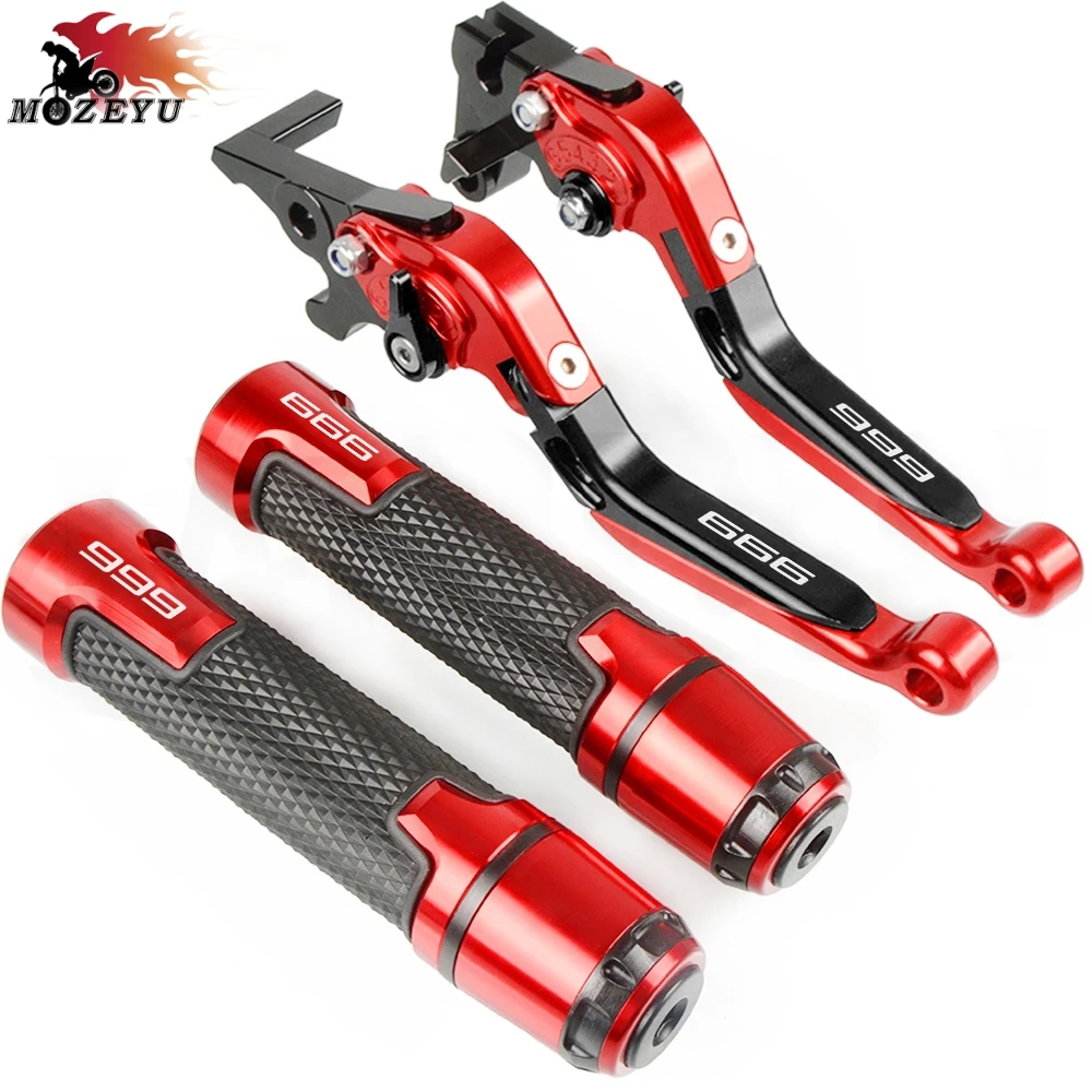 Для поездок на мотоцикле DUCATI 999 999 S 999R 2003-2006 2005 2004 2003 мотоциклетные ручки тормоза и сцепления, обработанные на станке с ЧПУ и рукоятка ручки велосипеда конец 999 S 999 R