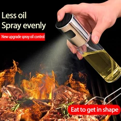 ABS Glass Spray Bottle Oil Vinegar Kitchen Seasoning Sprayer Professional （BBQ）Barbecue Tools Leakproof Easy Clean