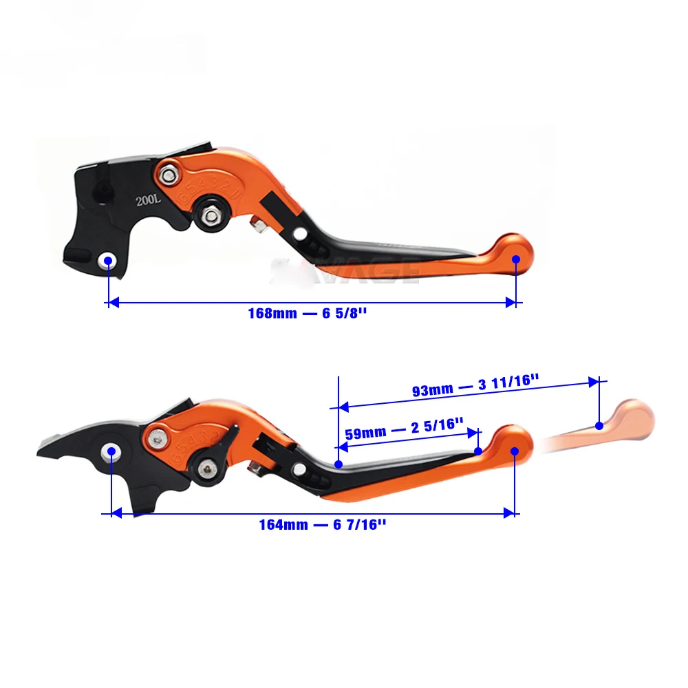 Сцепные рычаги для KTM DUKE 125 200 250 390 2012- 19 17 15 13 DUKE390 Аксессуары для мотоциклов Складной Выдвижная логотип