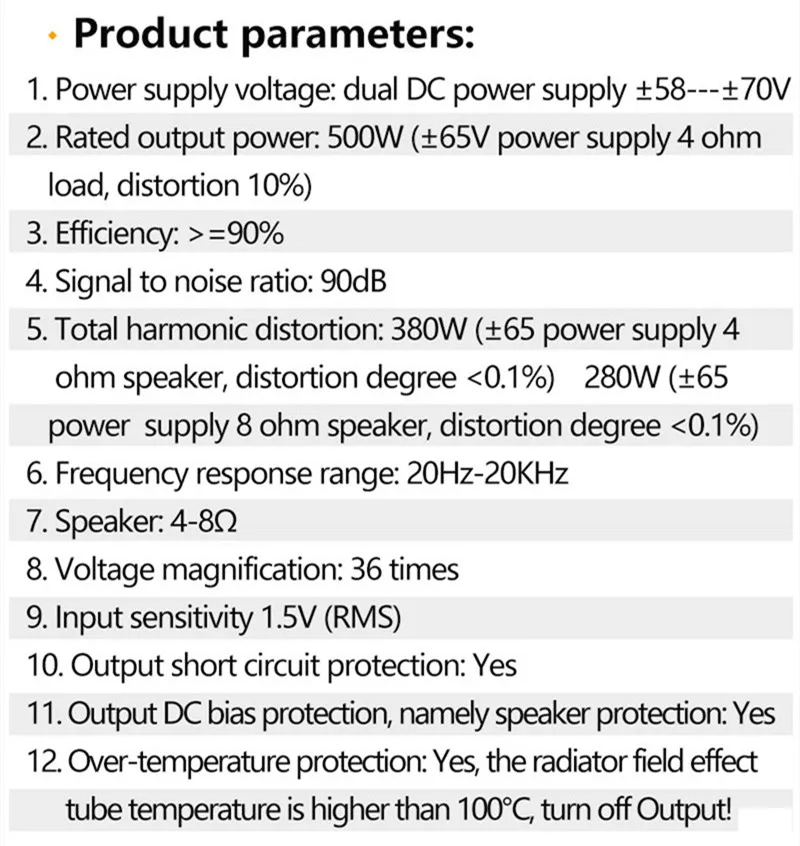 IRS2092 500W Digital Power Amplifier Board Class D Stage Mono Channel HIFI Power Digital Module Mini Power Amplifier Board