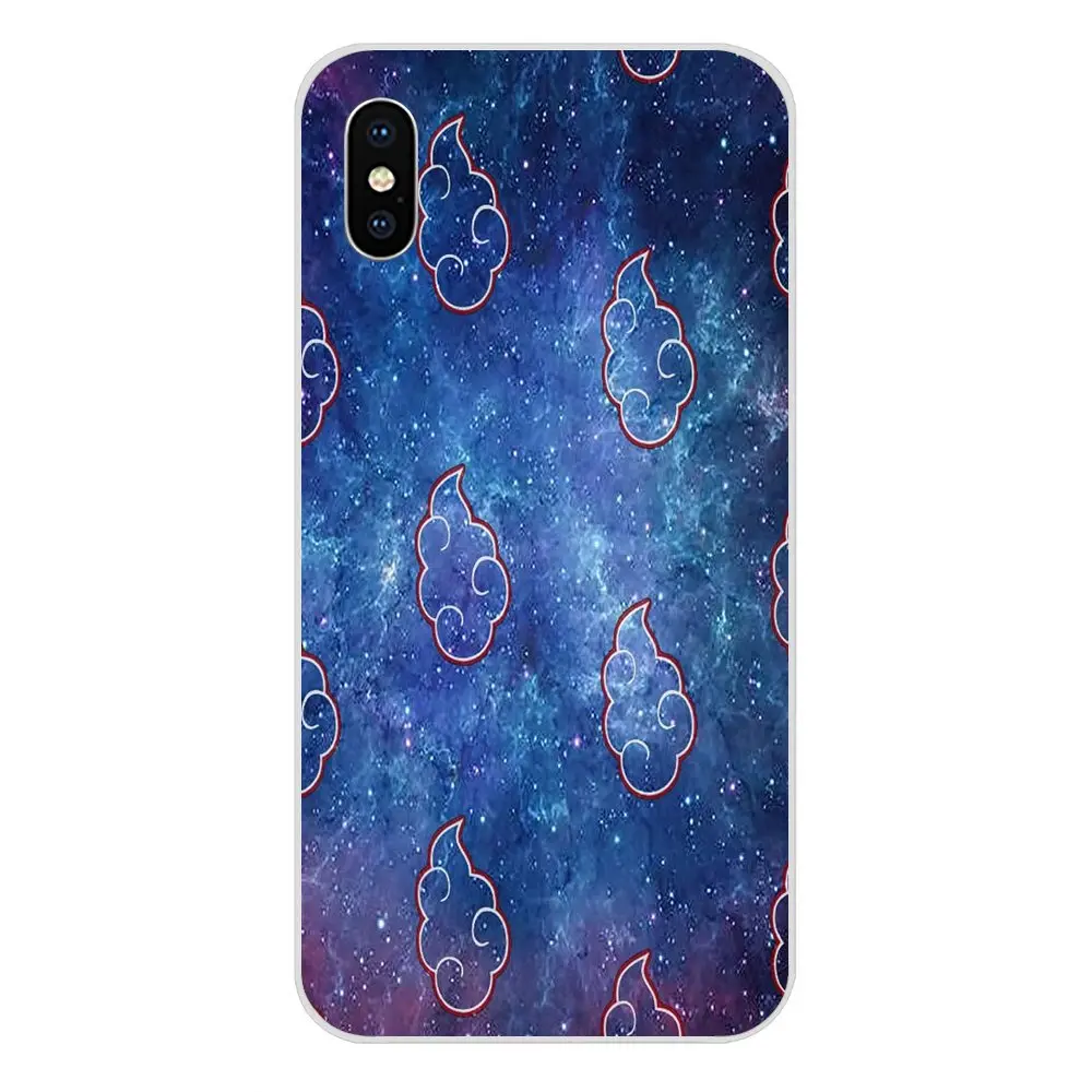 Мягкий чехол для телефона Naruto Akatsuki Clan Cloud резиновый Xiaomi Redmi Mi 4 7A 9T K20 CC9 CC9e Note 7 9 Y3 SE Pro