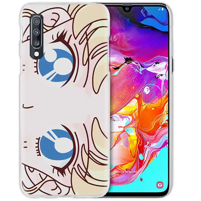 10 Морячка Цукино Усаги Луна для samsung Galaxy A50 A70 A20 e A80 A60 A40 A30 s A10 A8 A6 плюс A9 A7 жесткий чехол для телефона pc - Цвет: 10