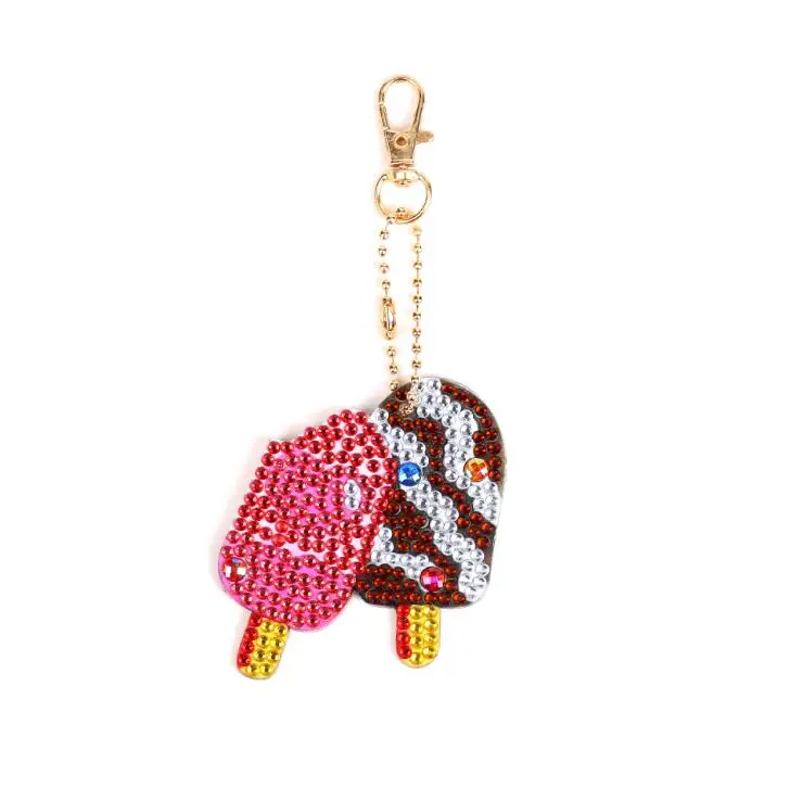Рождественские животные DIY бриллиантовый брелок в форме алмазной картины брелок для вышивки крестом вышивка Дамская сумка Украшение LD630