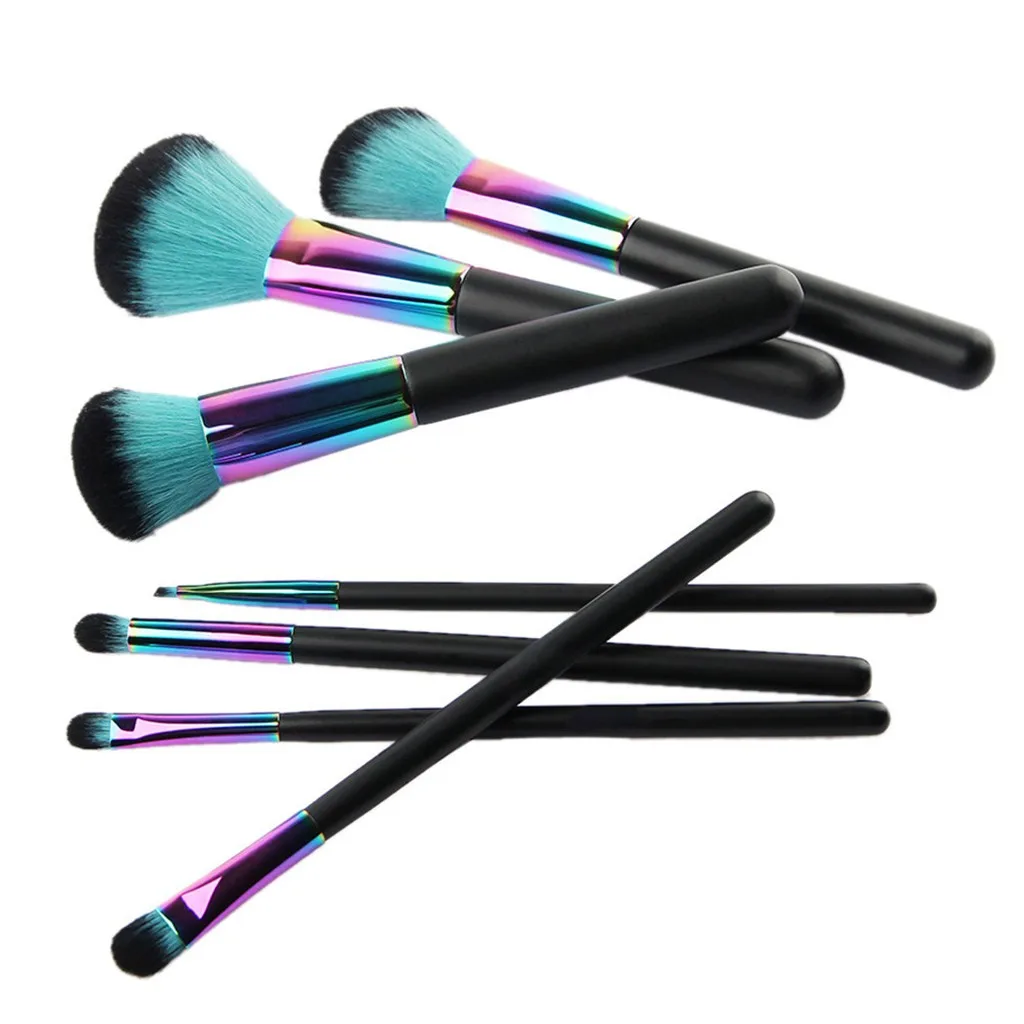 New 7PCS Cosmetic Makeup Brush Makeup Brush Eyeshadow Brush pincel maquiagem 1207