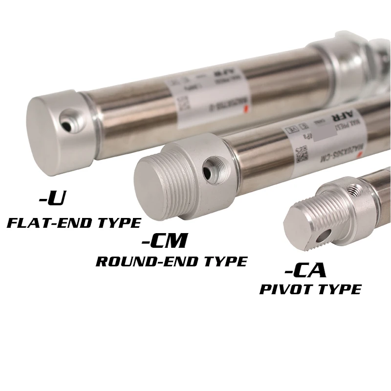 MA40 Пневматический воздушный цилиндр из нержавеющей стали MA40X100S 40 мм Диаметр 10-300 мм Ход двойного действия мини круглые цилиндры MA40x50S-CA-U-CM