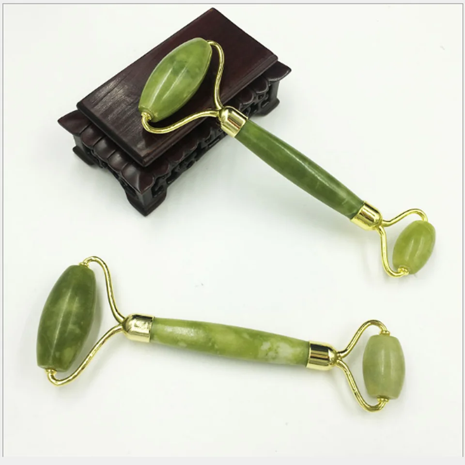 

LINLIN-Natural Jade Silent Beauty Container Xiuyu Roller Face Thinner Face Massager Face Beauty Bar Jade Push