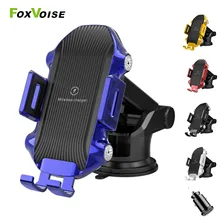Car Charger Phone Holder Mount Air Vent Smart Bracket USB Car Wireless Charge Stand For iphone Xiaomi Samsung Cell Mobile Phone