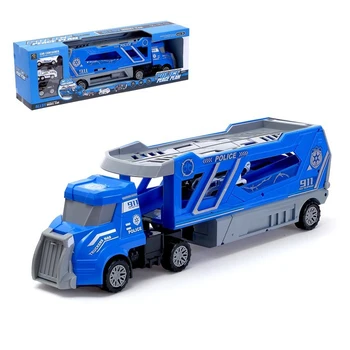 

Inertia truck "Police car carrier" with 3 cars