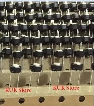 

Original 100% NEW EVQ11L04M 6*6*4.3 Tact Switch Round White Button 500PCS/LOT