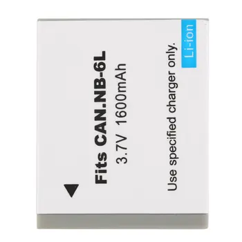 

Wholesale 3.7V 1600MAH Replacement Li-Ion Battery for CANON NB-6L Camera