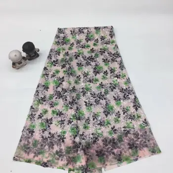 

Sequins Lace Fabric 2020 African Tulle Lace Fabric Embroidery African French Lace With Sequins For Nigerian Wedding Dress
